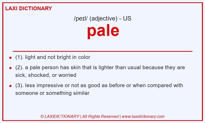 Definition pale in American English