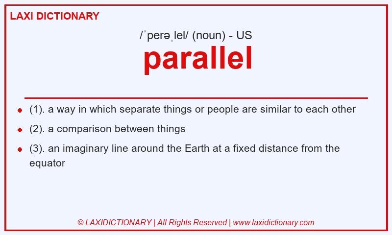 Definition parallel in American English