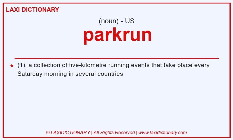 Definition parkrun in American English