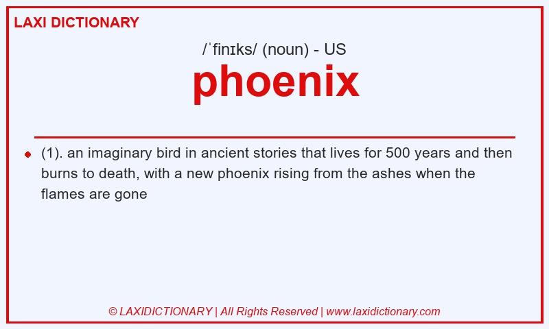 Definition phoenix in American English