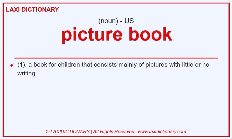 Definition picture book in American English