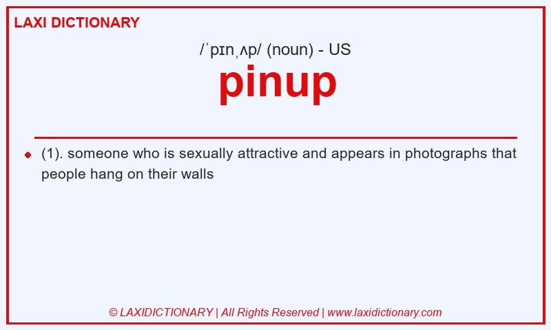 Definition pinup in American English