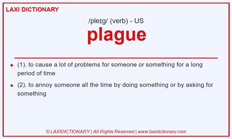 Definition plague in American English