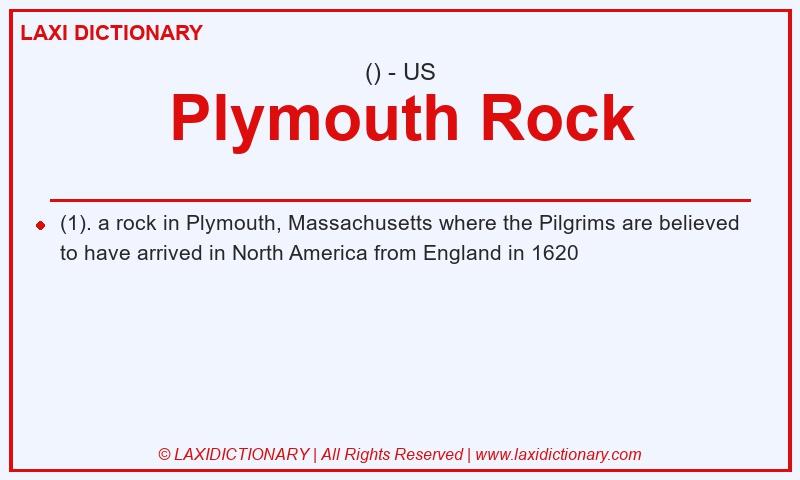 Definition Plymouth Rock in American English