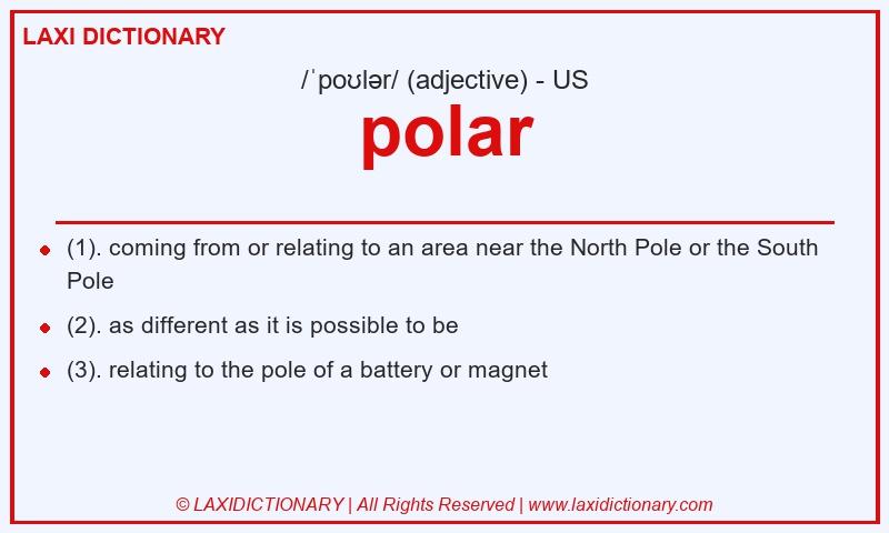 Definition polar in American English