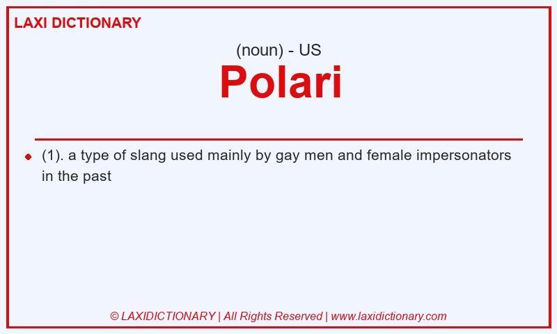 Definition Polari in American English