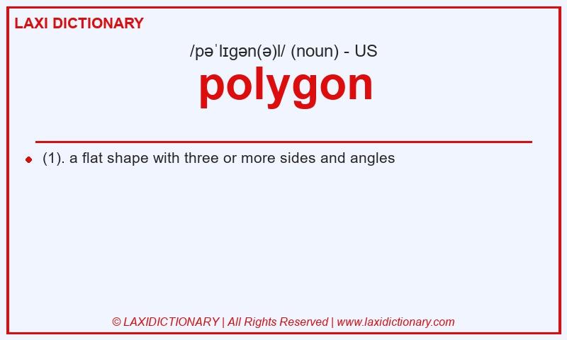 Definition polygon in American English