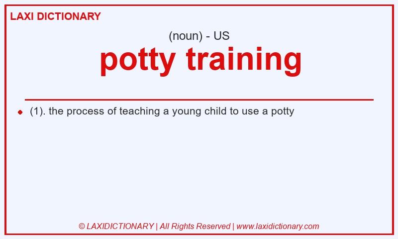 Definition potty training in American English