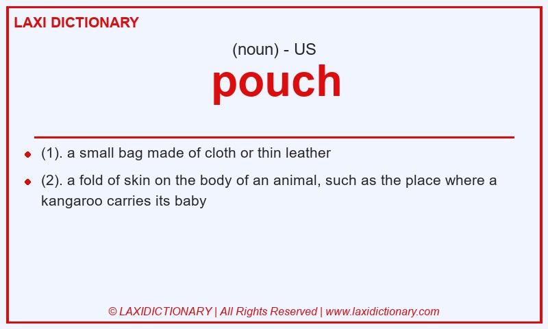 Definition pouch in American English