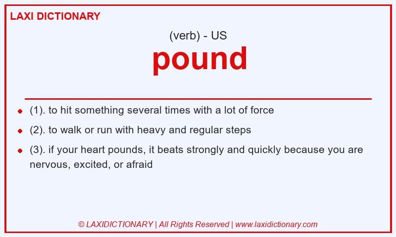 Definition pound in American English