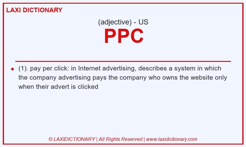 Definition PPC in American English