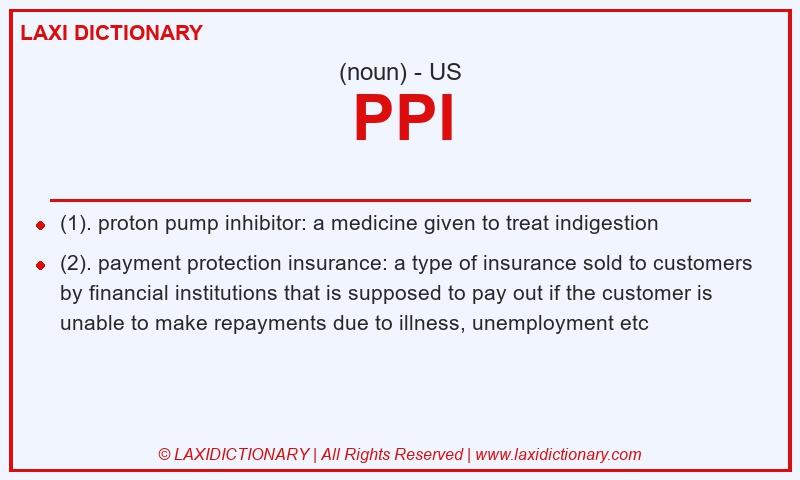 Definition PPI in American English