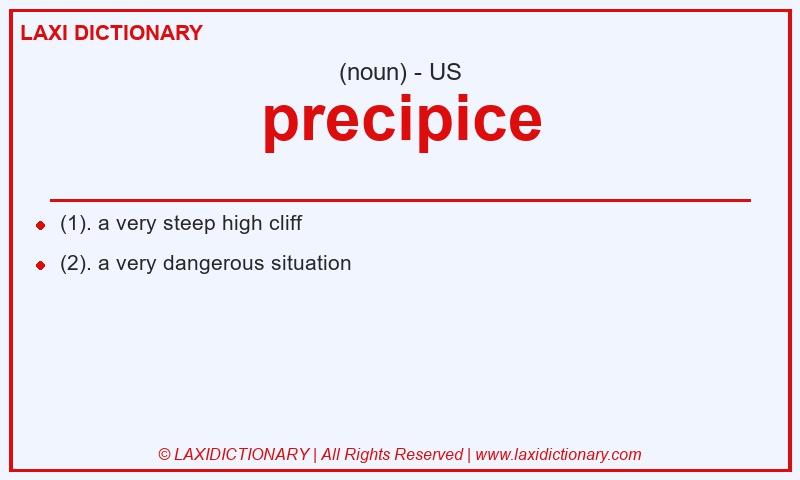 Definition precipice in American English