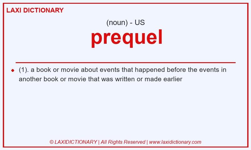 Definition prequel in American English