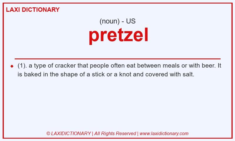 Definition pretzel in American English