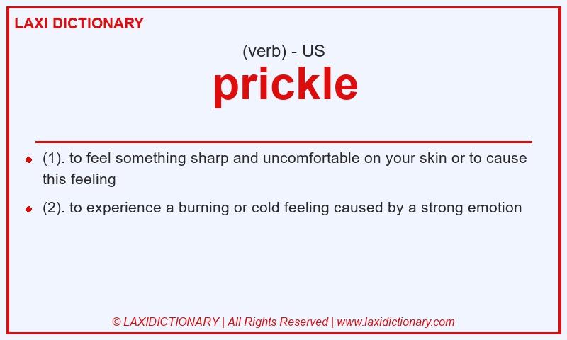 Definition prickle in American English