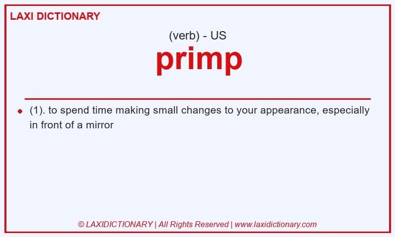 Definition primp in American English