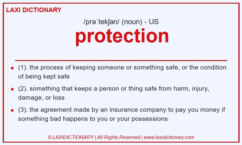 Definition protection in American English