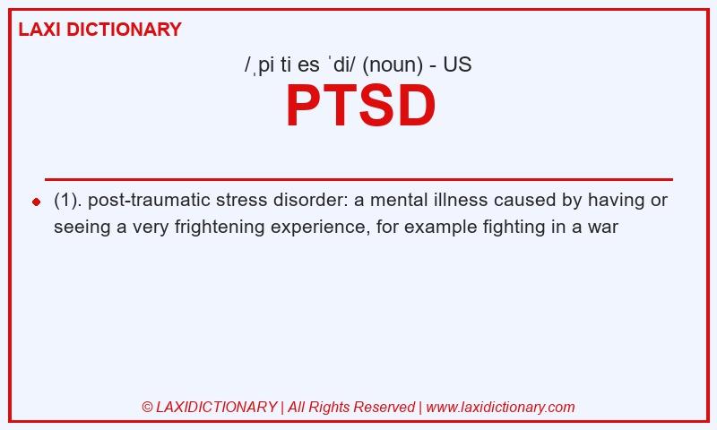 Definition PTSD in American English