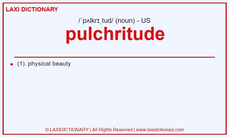 Definition pulchritude in American English