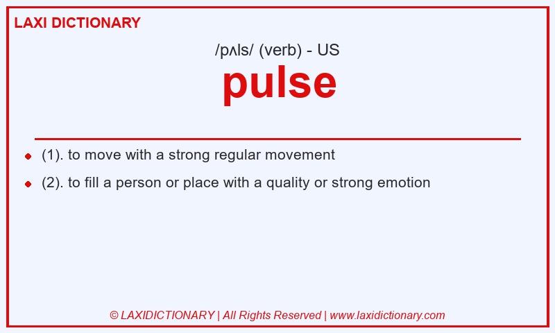 Definition pulse in American English