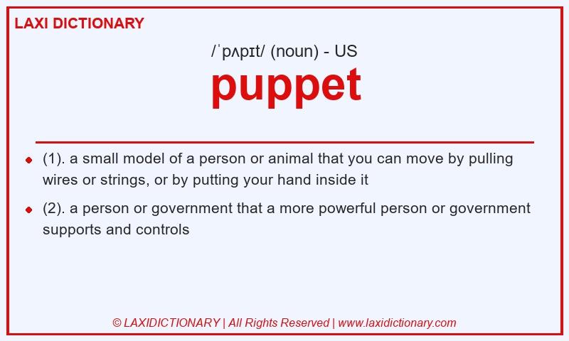 Definition puppet in American English