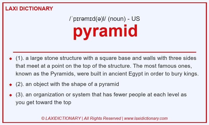 Definition pyramid in American English