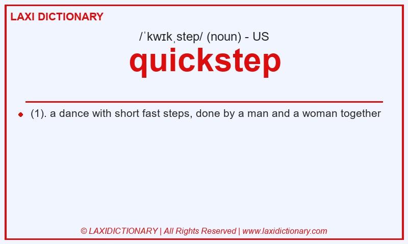 Definition quickstep in American English