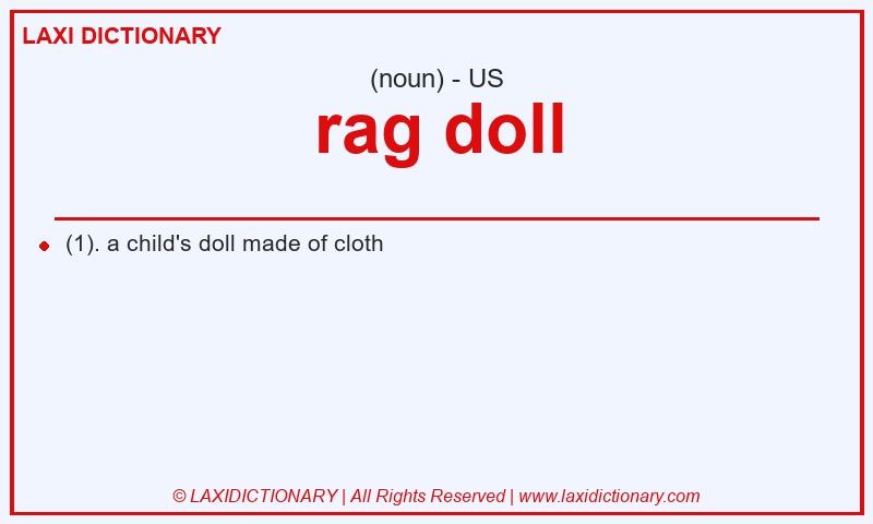 Definition rag doll in American English