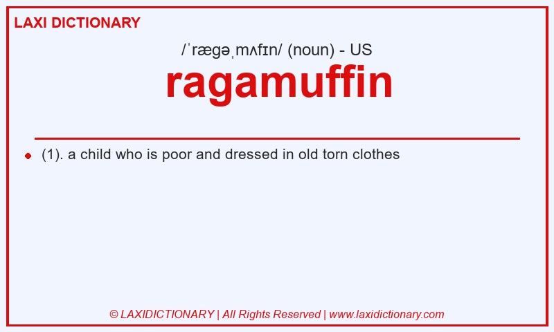 Definition ragamuffin in American English