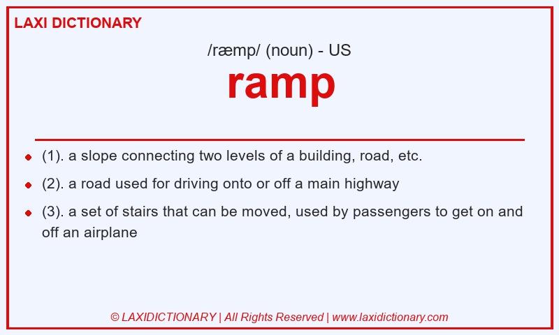 Definition ramp in American English