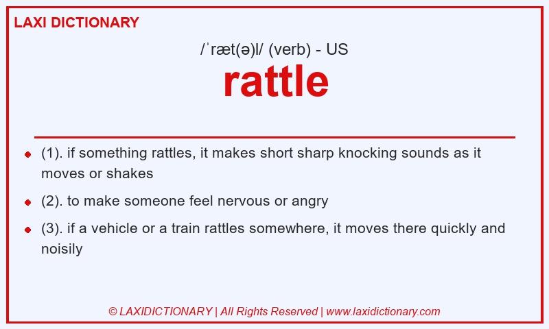 Definition rattle in American English