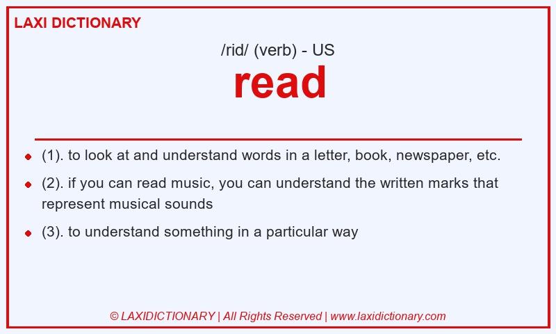 Definition read in American English