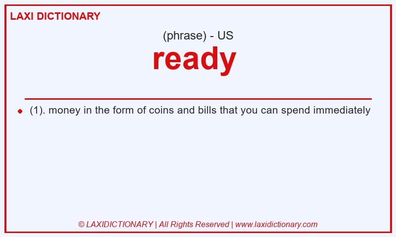 Definition ready in American English