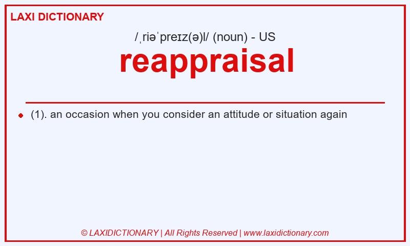 Definition reappraisal in American English