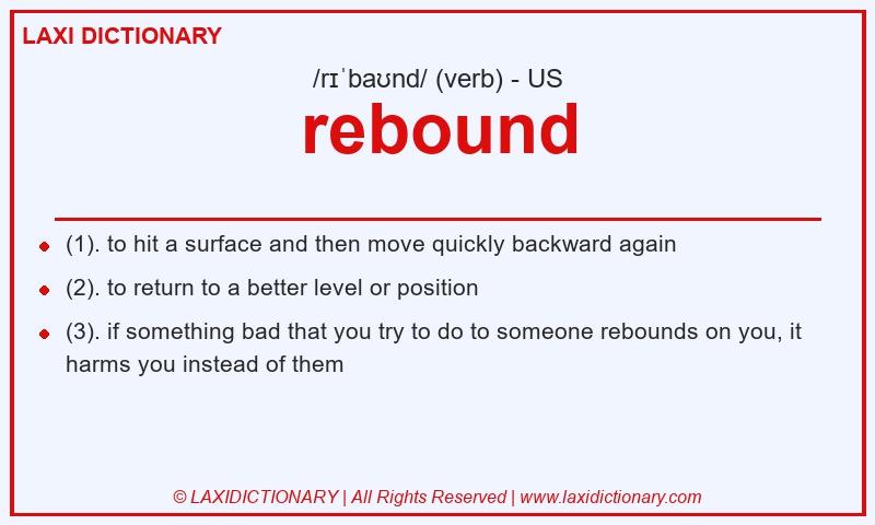 Definition rebound in American English