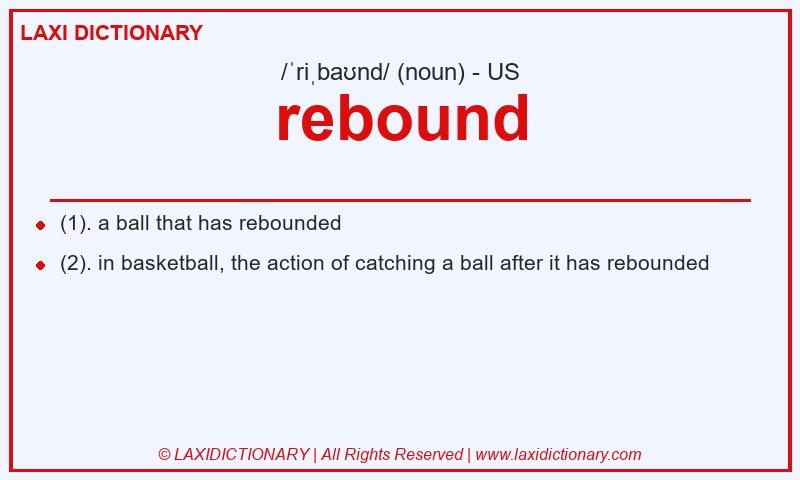 Definition rebound in American English