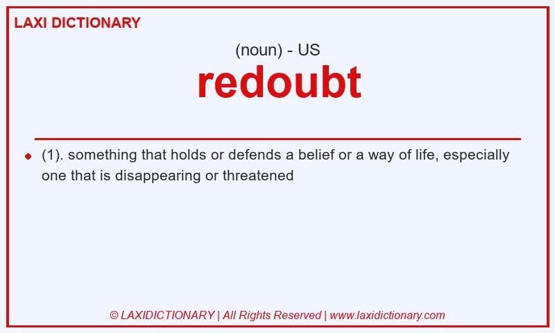Definition redoubt in American English