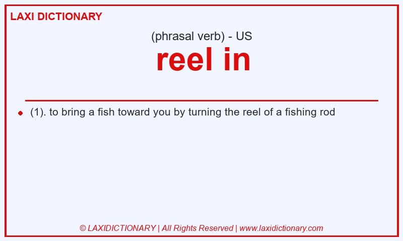 Definition reel in in American English