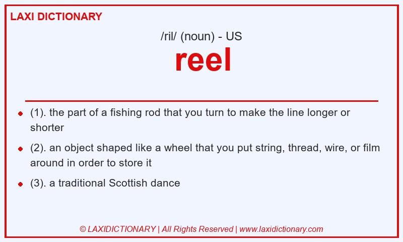 Definition reel in American English