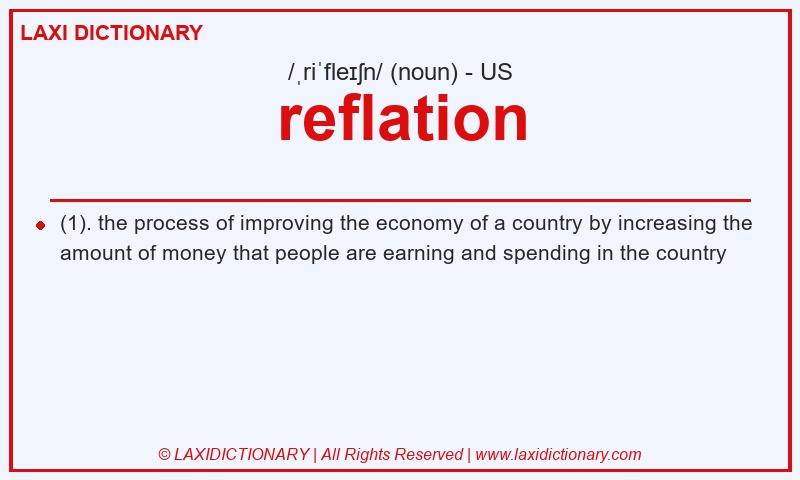 Definition reflation in American English