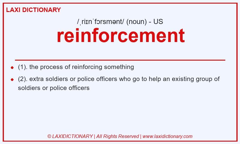 Definition reinforcement in American English