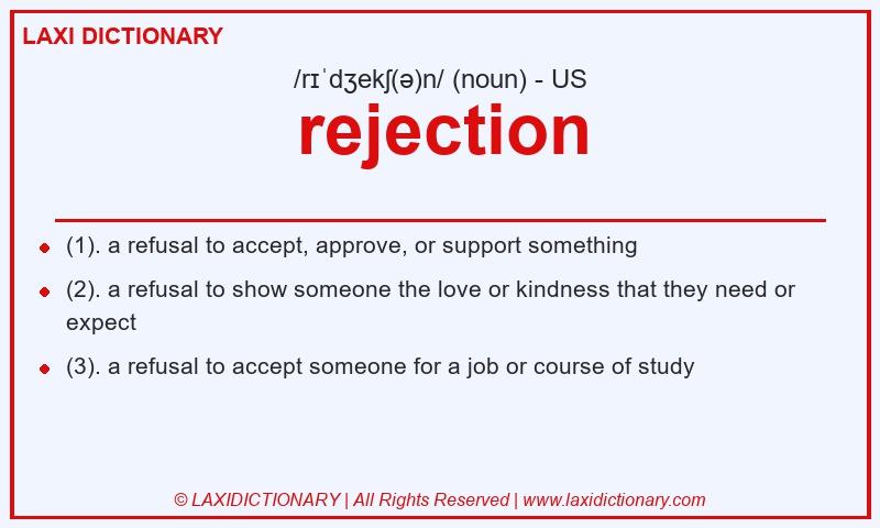 Definition rejection in American English