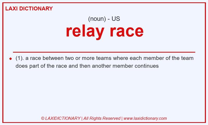 Definition relay race in American English
