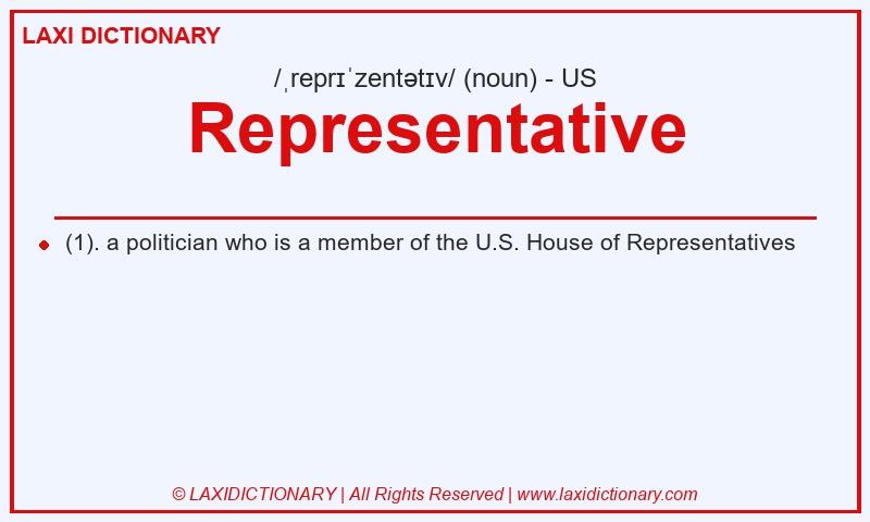 Definition Representative in American English