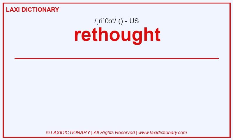 Definition rethought in American English