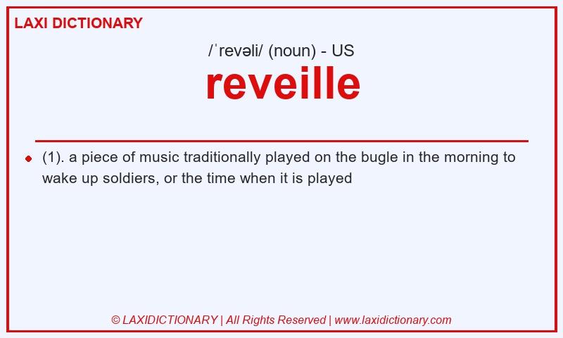 Definition reveille in American English