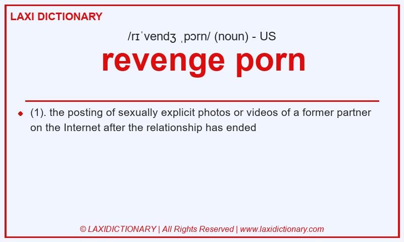 Definition revenge porn in American English