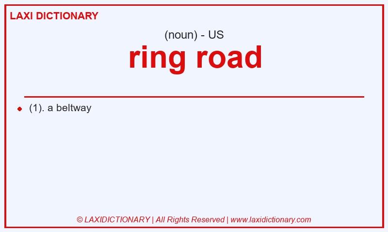Definition ring road in American English
