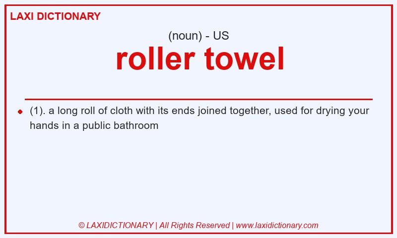 Definition roller towel in American English